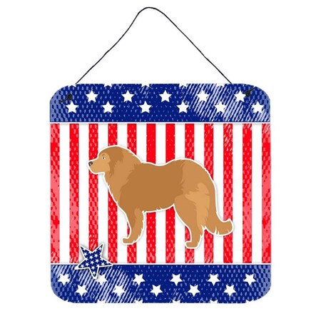 Carolines Treasures USA Patriotic Caucasian Shepherd Dog Wall or Door Hanging Prints BB3325DS66